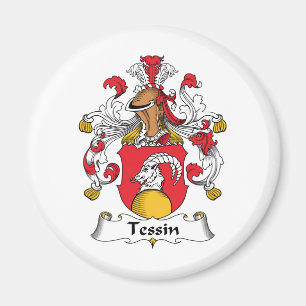 Tessin Family Crest Magneet