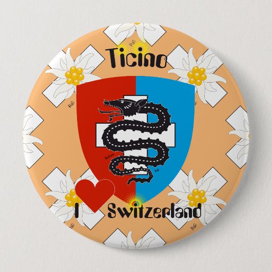 Tessin - Ticino - Schweiz - Svizzera - Button (Voorkant)