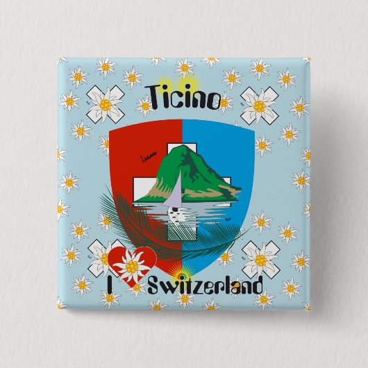 Tessin - Ticino - Schweiz - Svizzera - Button (Voorkant)