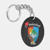 Tessin - Ticino - Schweiz - Svizzera Sleutelhanger (Voorkant Links)