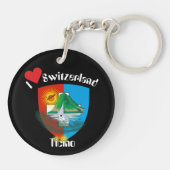 Tessin - Ticino - Schweiz - Svizzera Sleutelhanger (Achterkant)