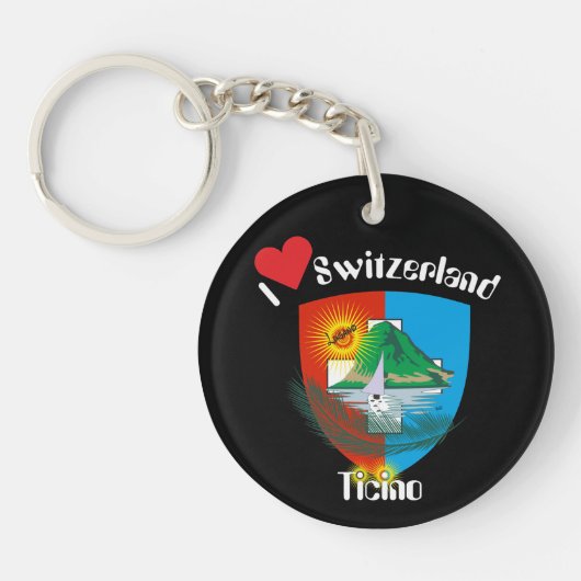 Tessin - Ticino - Schweiz - Svizzera Sleutelhanger (Voorkant)