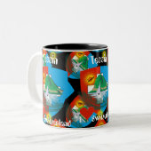 Tessin - Ticino - Schweiz - Svizzera Tasse Tweekleurige Koffiemok (Voorkant links)