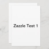 Test 1 kaart (Voorkant / Achterkant)