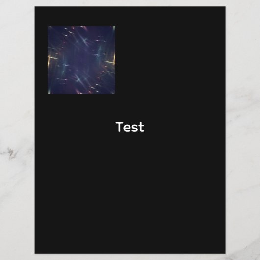 TEST 2 FLYER (Voorkant)