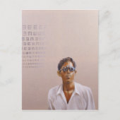 Test 3 Medinipur India van het oog Briefkaart (Voorkant)