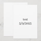 Test 5/9/2025 kaart (Voorkant / Achterkant)