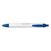 test blauwe inkt pen (Achterkant)