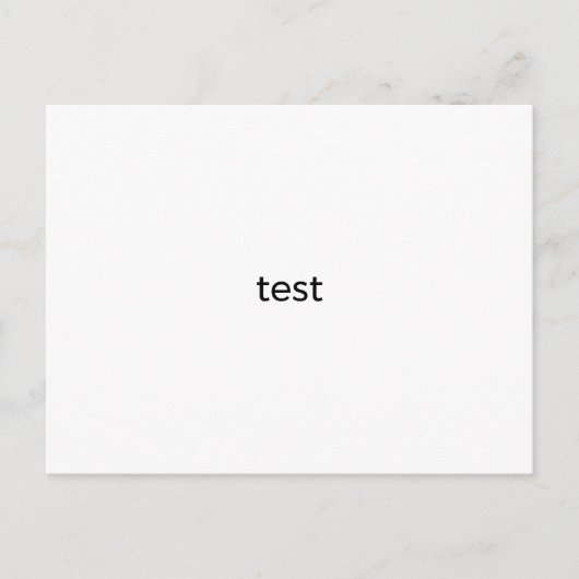 test briefkaart (Voorkant)