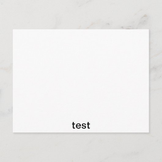 test briefkaart (Voorkant)