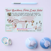 Test Bulbuls op Zika 2-zijdige flyer door RoseWrit (Enkel)