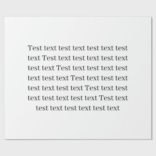 test cadeaupapier (Vlak)