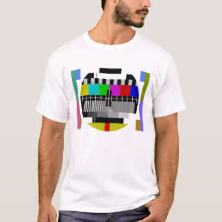 Test Card T-Shirt TV Pattern