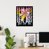 Test Dag Rock De Test Motiverend Je Kan Het Poster (Thuiskantoor)
