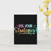 Test Dag Staatstesting Examen Docent Student Motiv Kaart (Gele Bloem)