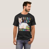Test Day No Probllama Llama Teaching Testi T-shirt (Voorkant volledig)