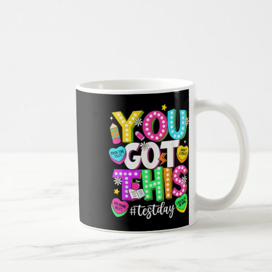 Test Day Rock De Test Leraar Testing Day Je Heb Koffiemok (Rechts)