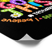 Test Day Rock De Test Leraar Testing Day Je Heb Poster (Hoek)