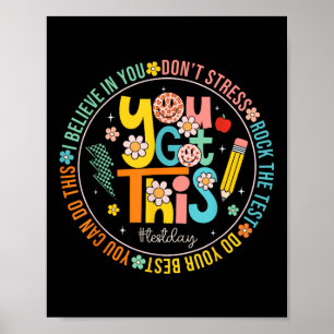 Test Day Rock De Test Leraar Testing Day Je Heb Poster