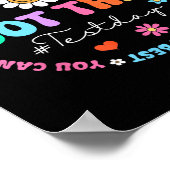 Test Day Rock De Test Leraar Testing Day Je Heb Poster (Hoek)