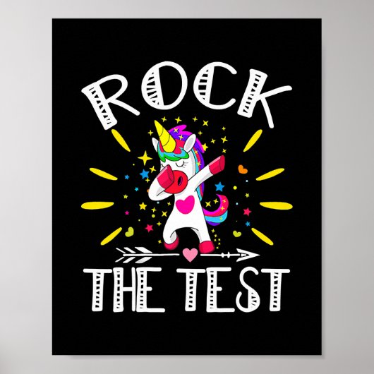 Test Day Rock Poster (Voorkant)