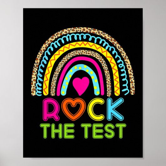Test Day Rock Poster (Voorkant)