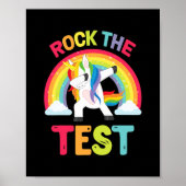 Test Day Rock Poster (Voorkant)