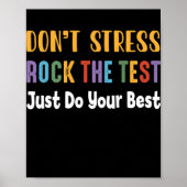 Test Day Rock Poster (Voorkant)