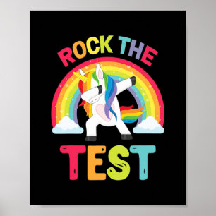 Test Day Rock testdag testleraar Poster
