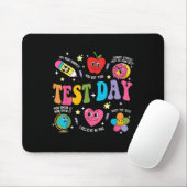 Test Day Rock The Test Testing Day Motivational Te Muismat (Met muis)