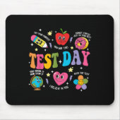 Test Day Rock The Test Testing Day Motivational Te Muismat (Voorkant)