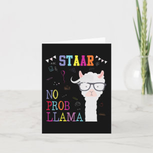 Test Day Squad Geen Prob-Llama Leerkracht Student Kaart