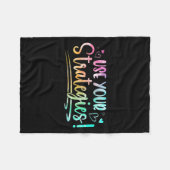 Test Day State Testing Exam Teacher Student Motiva Fleece Deken (Voorkant (Horizontaal))