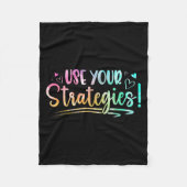 Test Day State Testing Exam Teacher Student Motiva Fleece Deken (Voorkant)