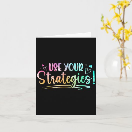 Test Day State Testing Exam Teacher Student Motiva Kaart (Gele Bloem)