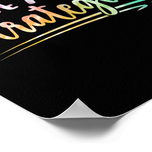 Test Day State Testing Exam Teacher Student Motiva Poster (Hoek)