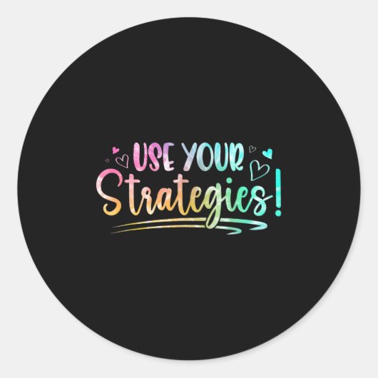 Test Day State Testing Exam Teacher Student Motiva Ronde Sticker (Voorkant)