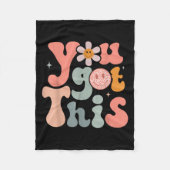 Test Day Teacher Shirt Motivational Testing Day St Fleece Deken (Voorkant)