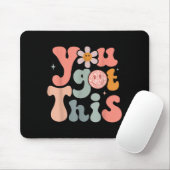 Test Day Teacher Shirt Motivational Testing Day St Muismat (Met muis)