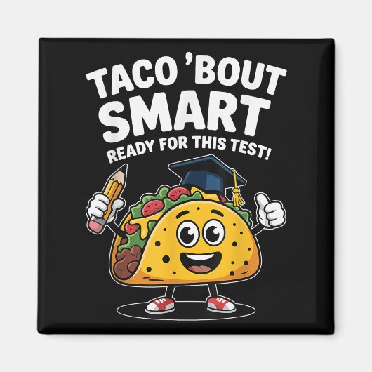 Test Day Teacher Shirt Motivational Testing Day Ta Magneet (Voorkant)