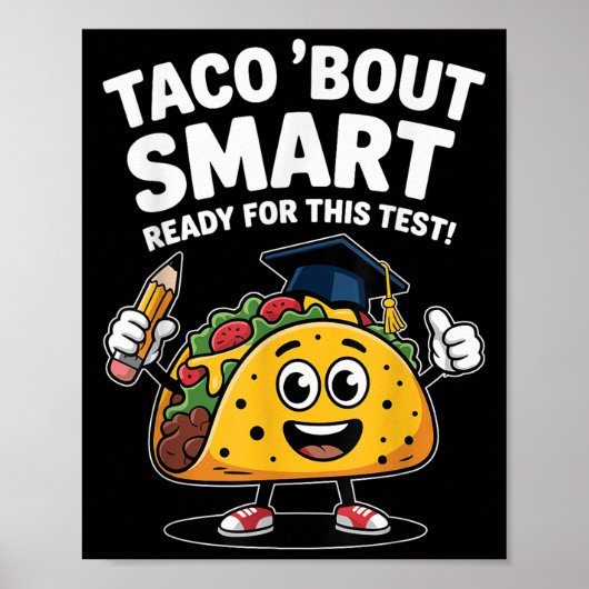 Test Day Teacher Shirt Motivational Testing Day Ta Poster (Voorkant)