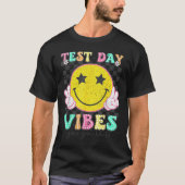 Test Day Vibes You Got This Retro Groovy Testing D T-shirt (Voorkant)
