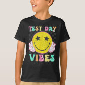 Test Day Vibes You Got This Retro Groovy Testing D T-shirt (Voorkant)