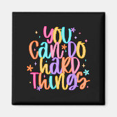 Test Day You Can Do Hard Things Teacher Testing Da Magneet (Voorkant)