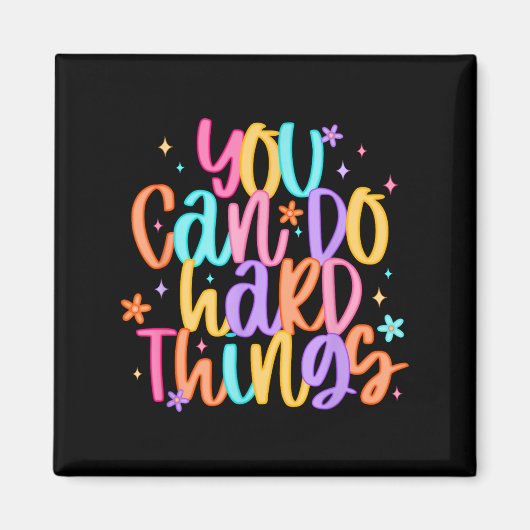 Test Day You Can Do Hard Things Teacher Testing Da Magneet (Voorkant)