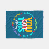 Test Day You Got This - Funny Motivation Teacher S Fleece Deken (Voorkant (Horizontaal))