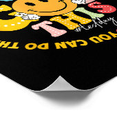 Test Day You Got This Rock De Test Leraar Testen Poster (Hoek)