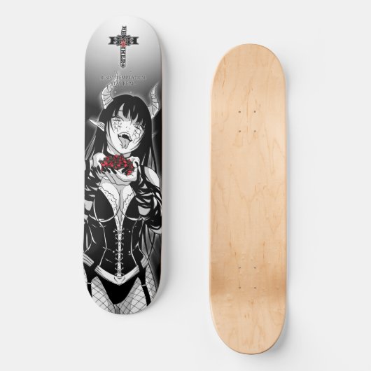 test devil persoonlijk skateboard (Voorkant)