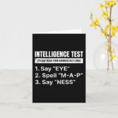 Test Eye Map Grappig Volwassen Papa Joke Vader Dag Kaart (Gele Bloem)