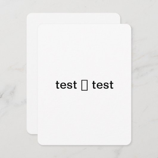 test feestdagenkaart (Voorkant / Achterkant)